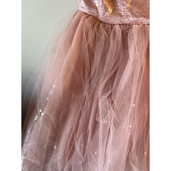 Betsey Johnson Collection Vintage Dress Pink Tutu Corset Sequins Tulle Prom SZ 6 - Picture 5 of 14